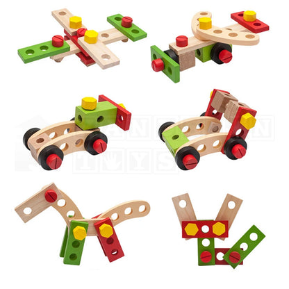 WoodWorx Set™ Wooden Assembly Set  Practical Life Toys.