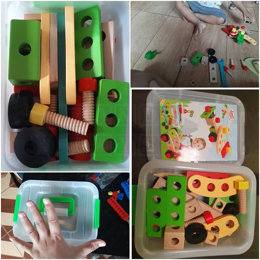 WoodWorx Set™ Wooden Assembly Set  Practical Life Toys.