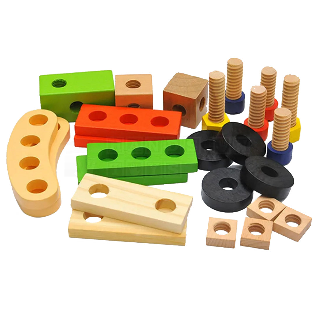 WoodWorx Toolbox™ Wooden Assembly Toolbox-Practical Life Toys-Hands-On Toys