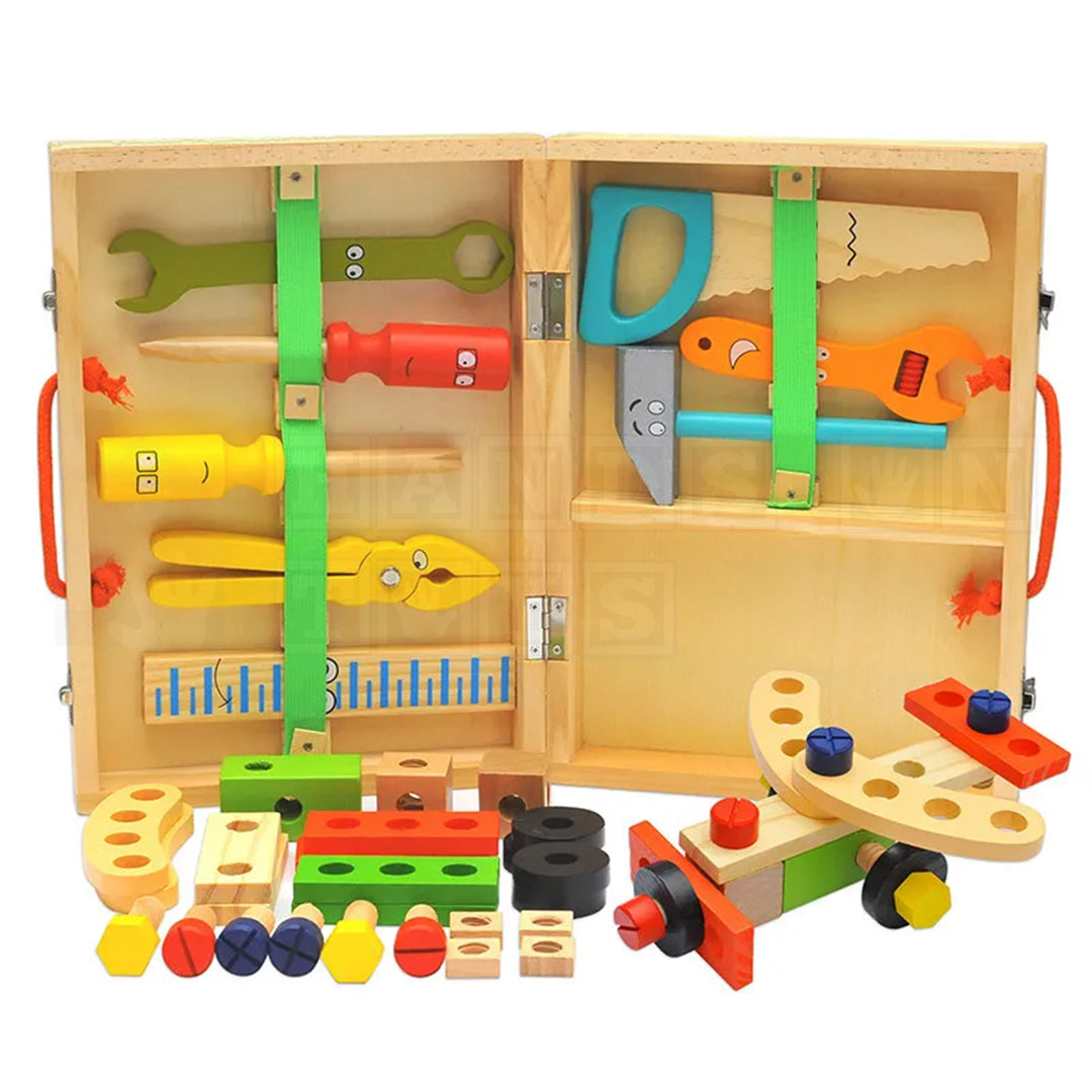 WoodWorx Toolbox™ Wooden Assembly Toolbox-Practical Life Toys-Hands-On Toys