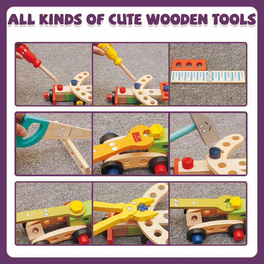 WoodWorx Toolbox™ Wooden Assembly Toolbox  Practical Life Toys.