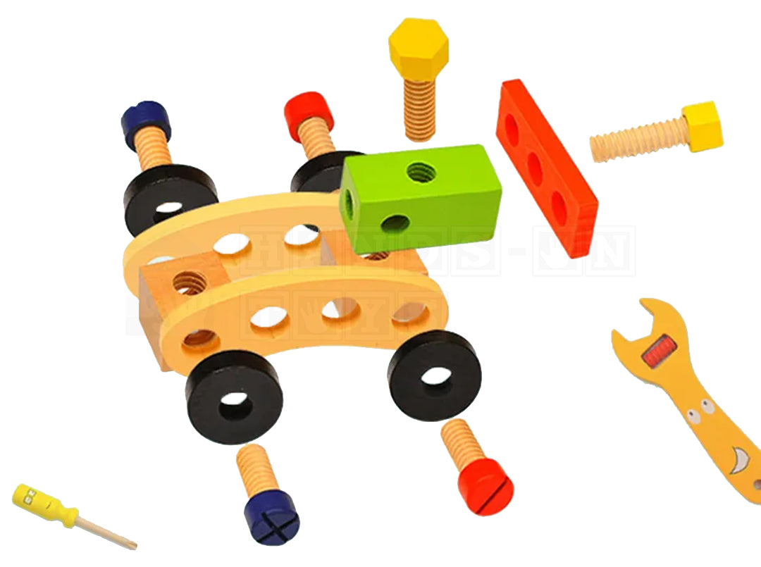 WoodWorx Toolbox™ Wooden Assembly Toolbox-Practical Life Toys-Hands-On Toys