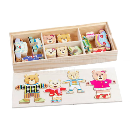 Puzzle Pals™ Wooden Dress-Up Puzzle  Practical Life Toys.