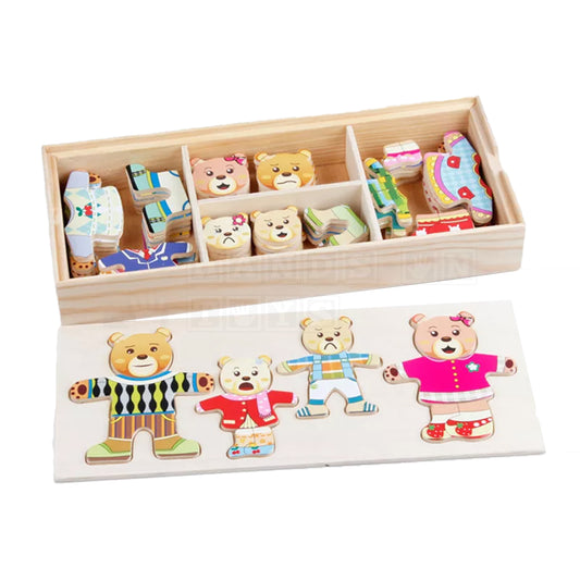 Puzzle Pals™ Wooden Dress-Up Puzzle-Practical Life Toys-Hands-On Toys