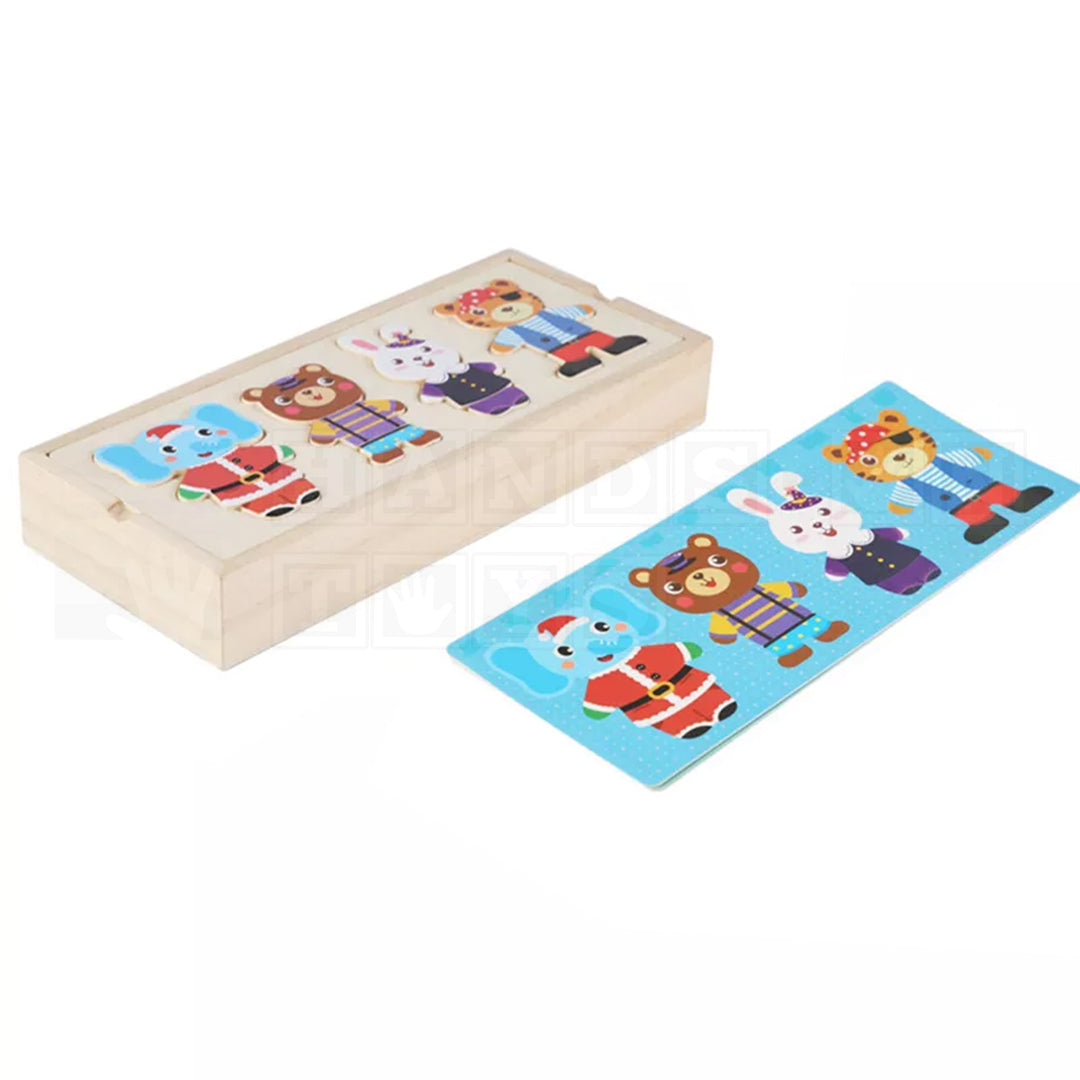 Puzzle Pals™ Wooden Dress-Up Puzzle-Practical Life Toys-Hands-On Toys