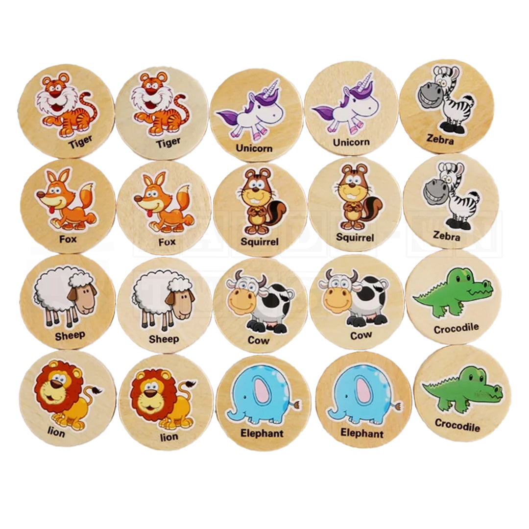 RememberMatch™ Wooden Memory Game  Language Toys.