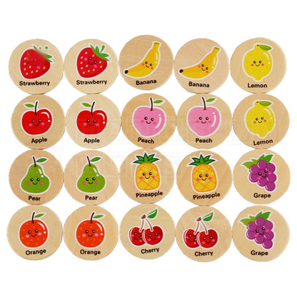 RememberMatch™ Wooden Memory Game  Language Toys.