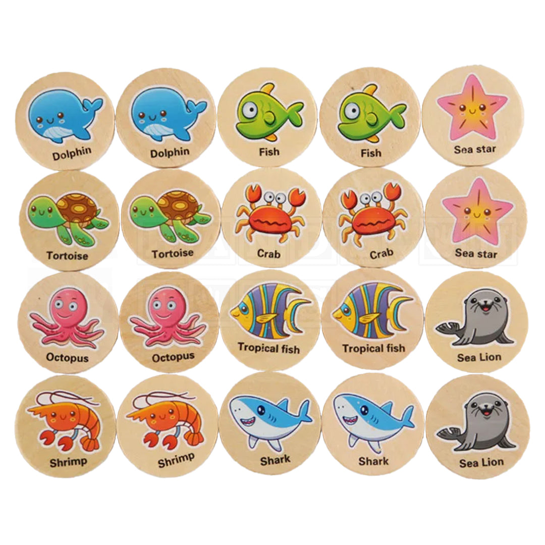 RememberMatch™ Wooden Memory Game  Language Toys.