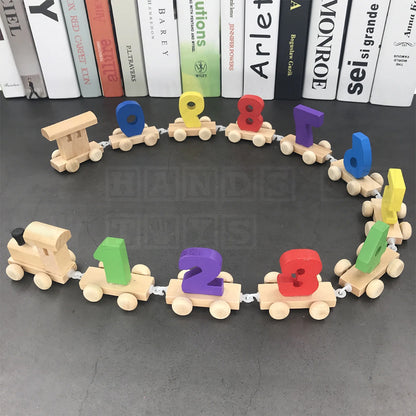 DigiTrain™ Wooden Number Express  Educational Toys.