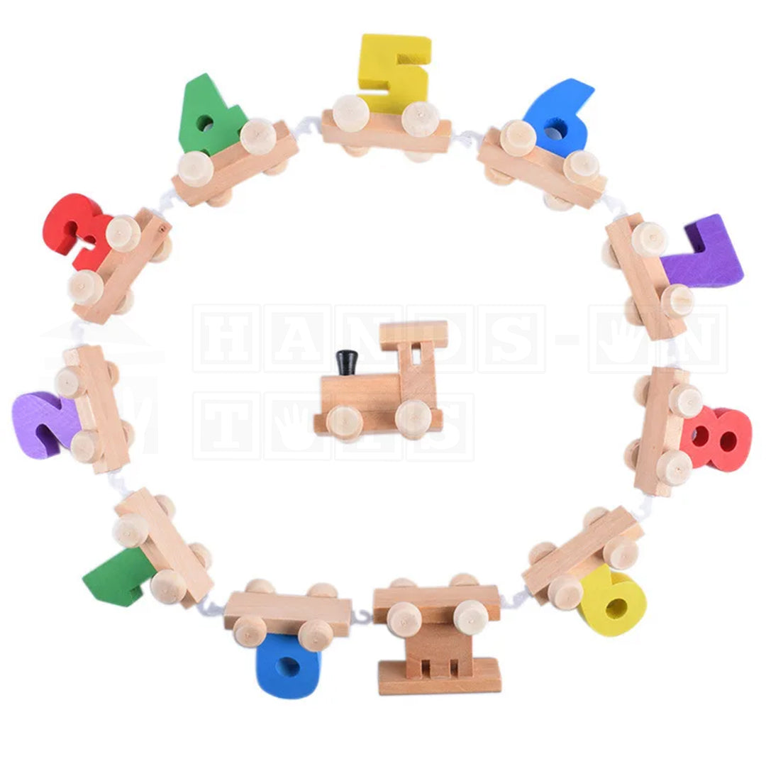 DigiTrain™ Wooden Number Express-Educational Toys-Hands-On Toys