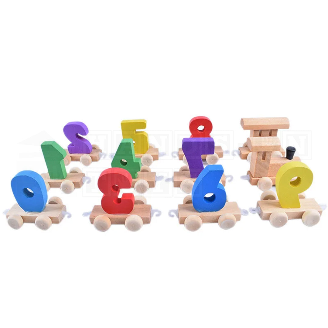 DigiTrain™ Wooden Number Express  Educational Toys.